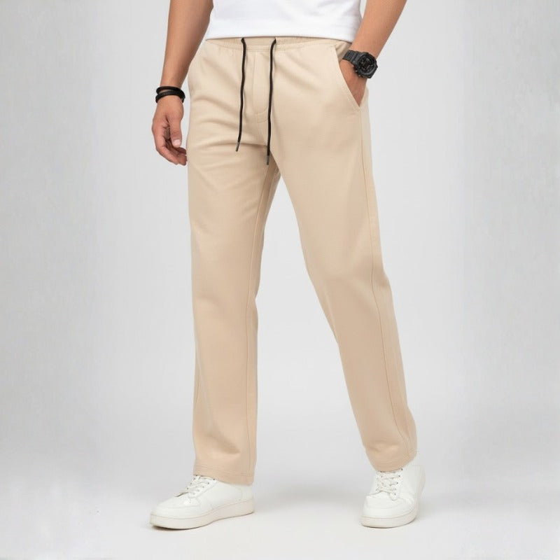 plain skin straight fit trouser for mens