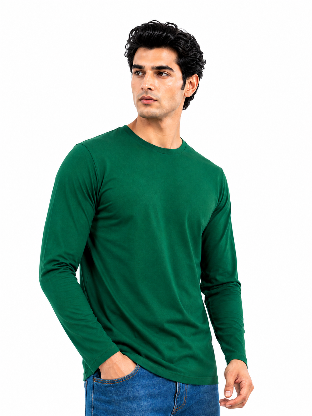 deep green full sleeve