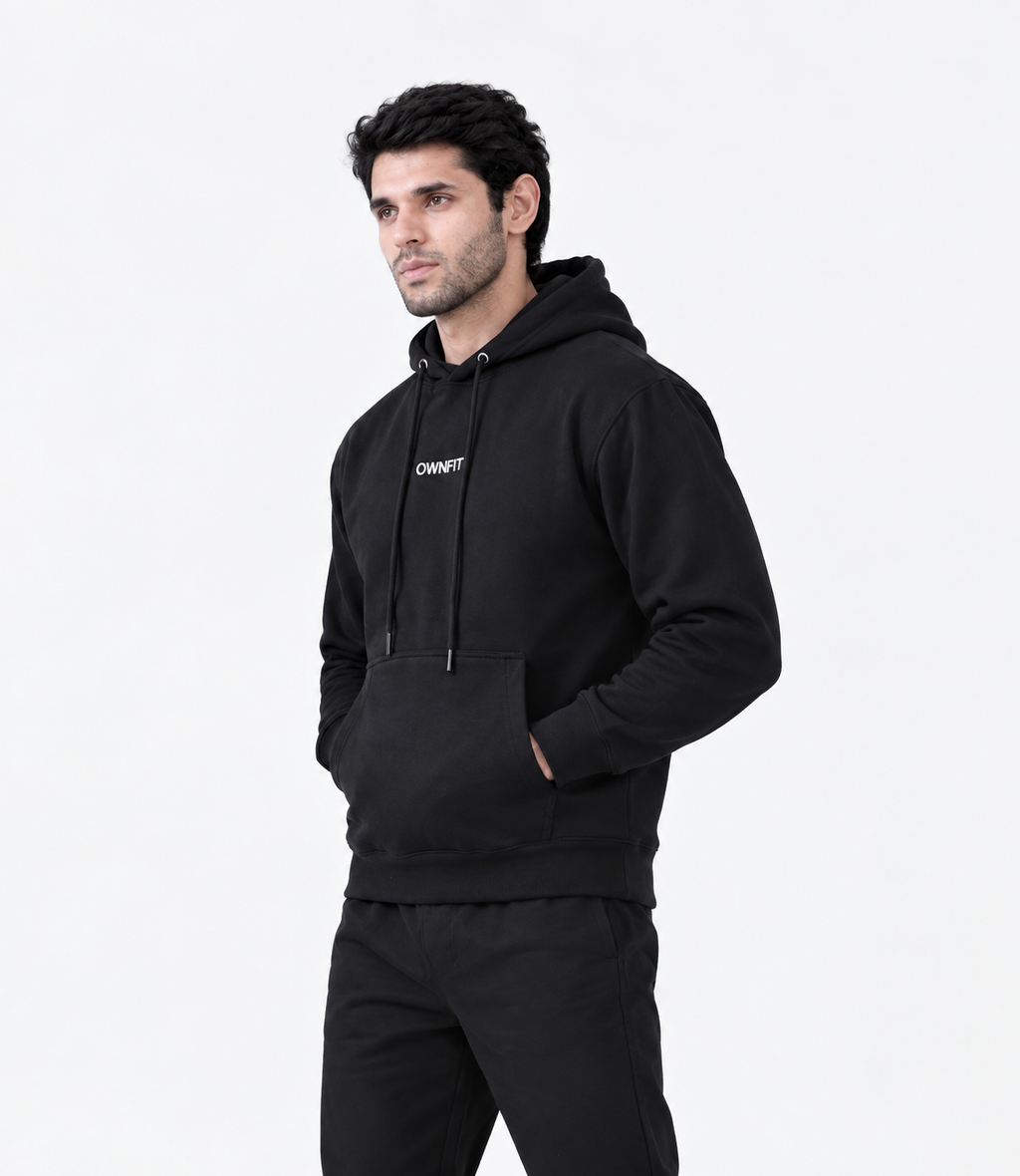 Black Hoodie with Ownfit DTF