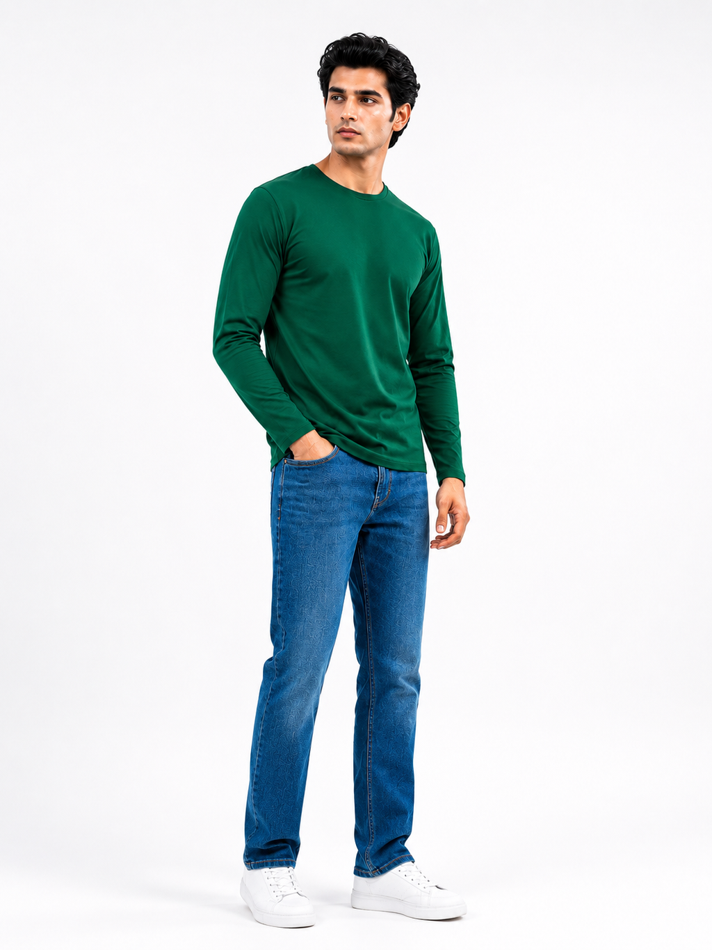 deep green full sleeve