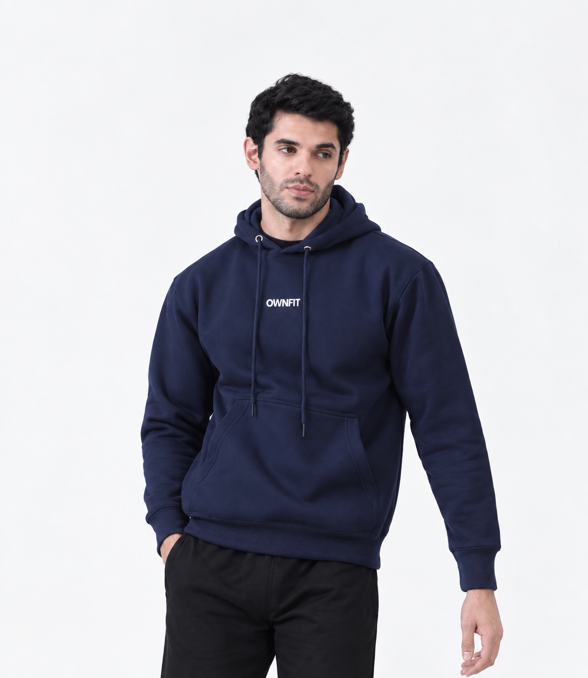 Nevy blue Hoodie with Ownfit DTF