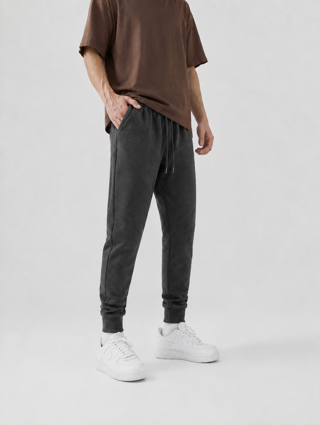 Slim fit charcoal trouser