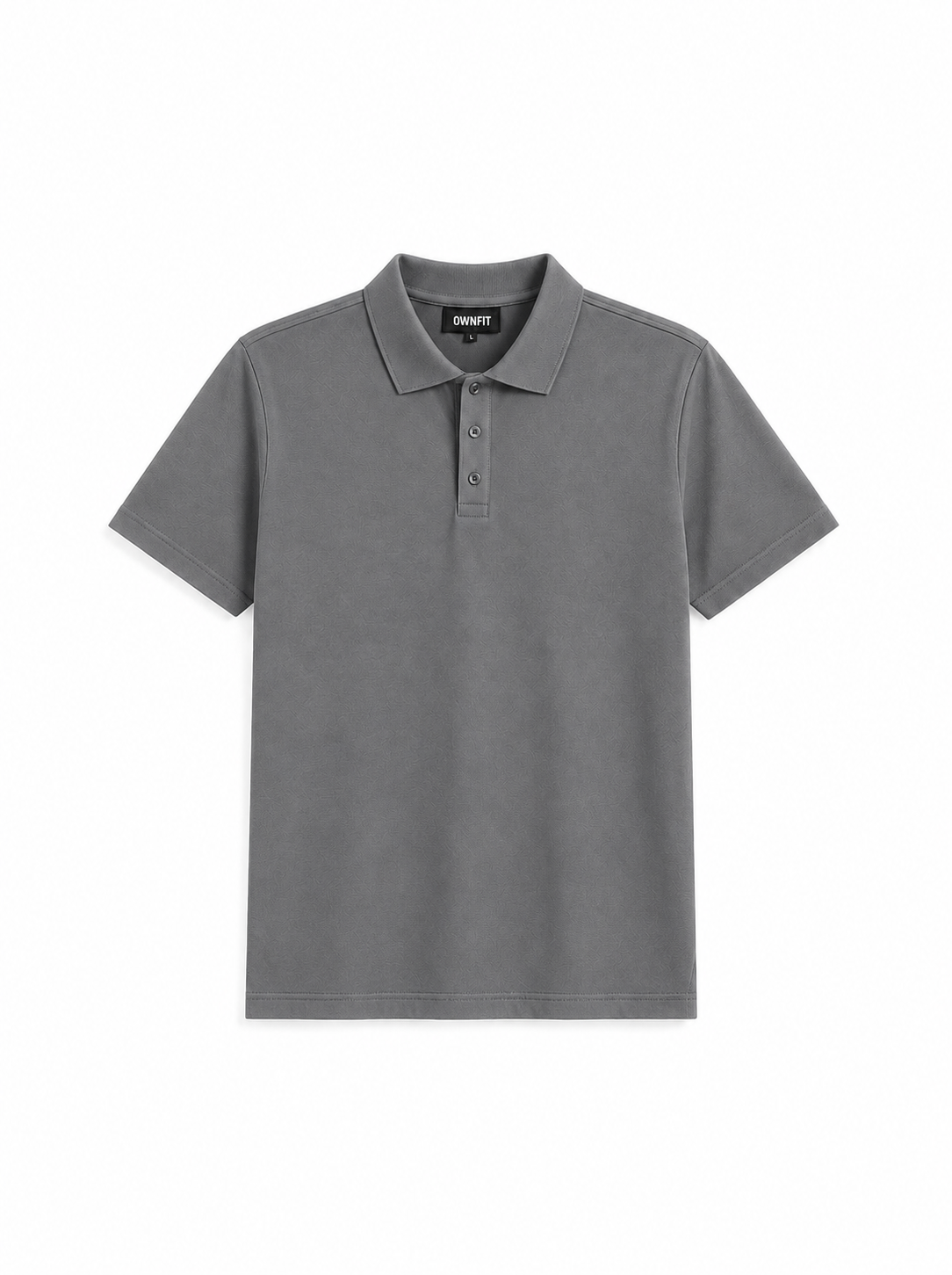 steel grey polo