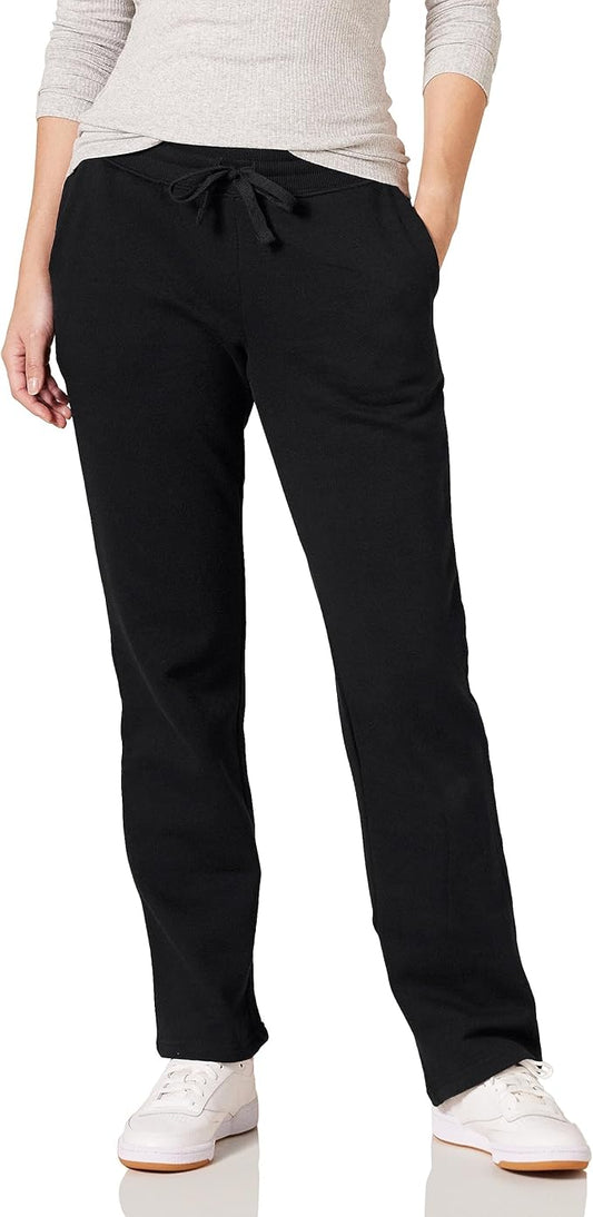 French terry black trouser for womens