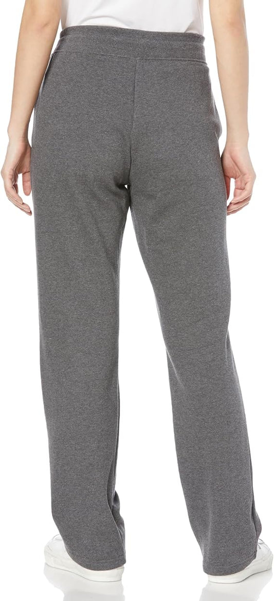 Charcoal terry trousers for women