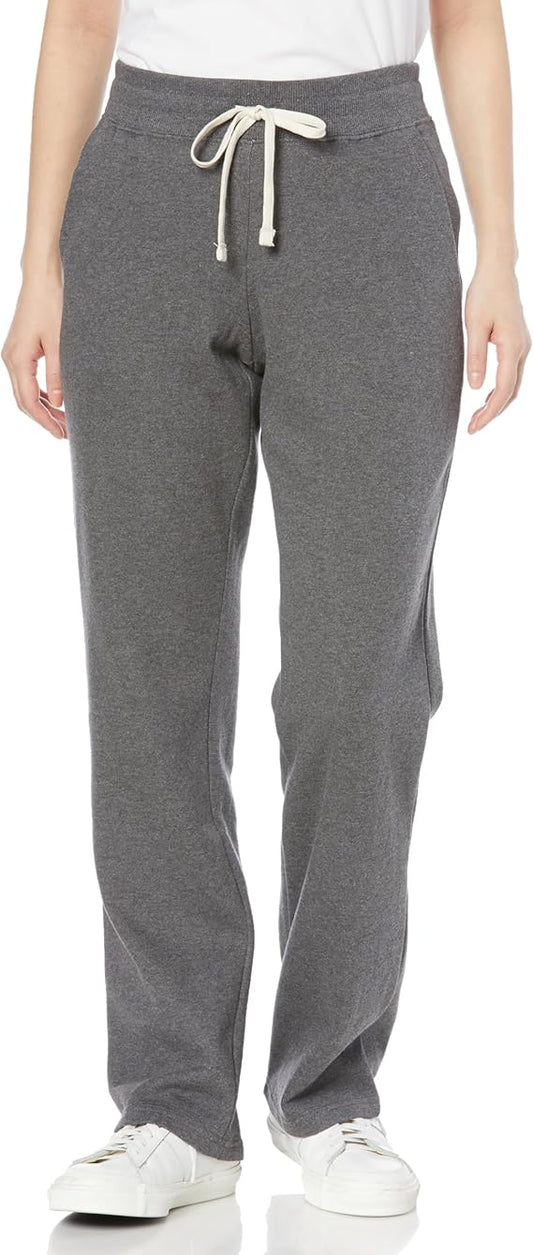 Charcoal terry trousers for women