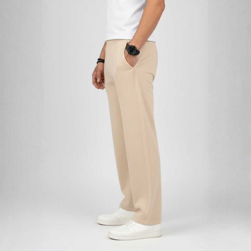 plain skin straight fit trouser for mens