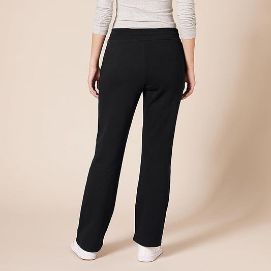 French terry black trouser for womens