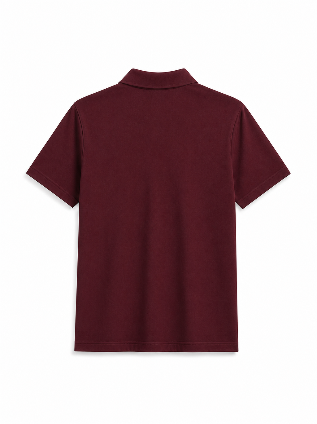 Dark red polo