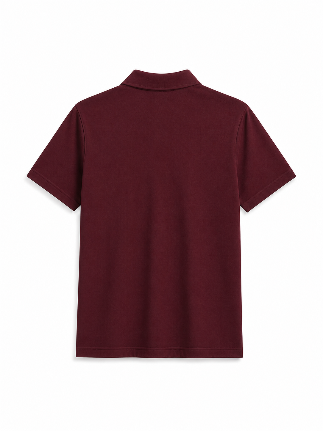 Dark red polo