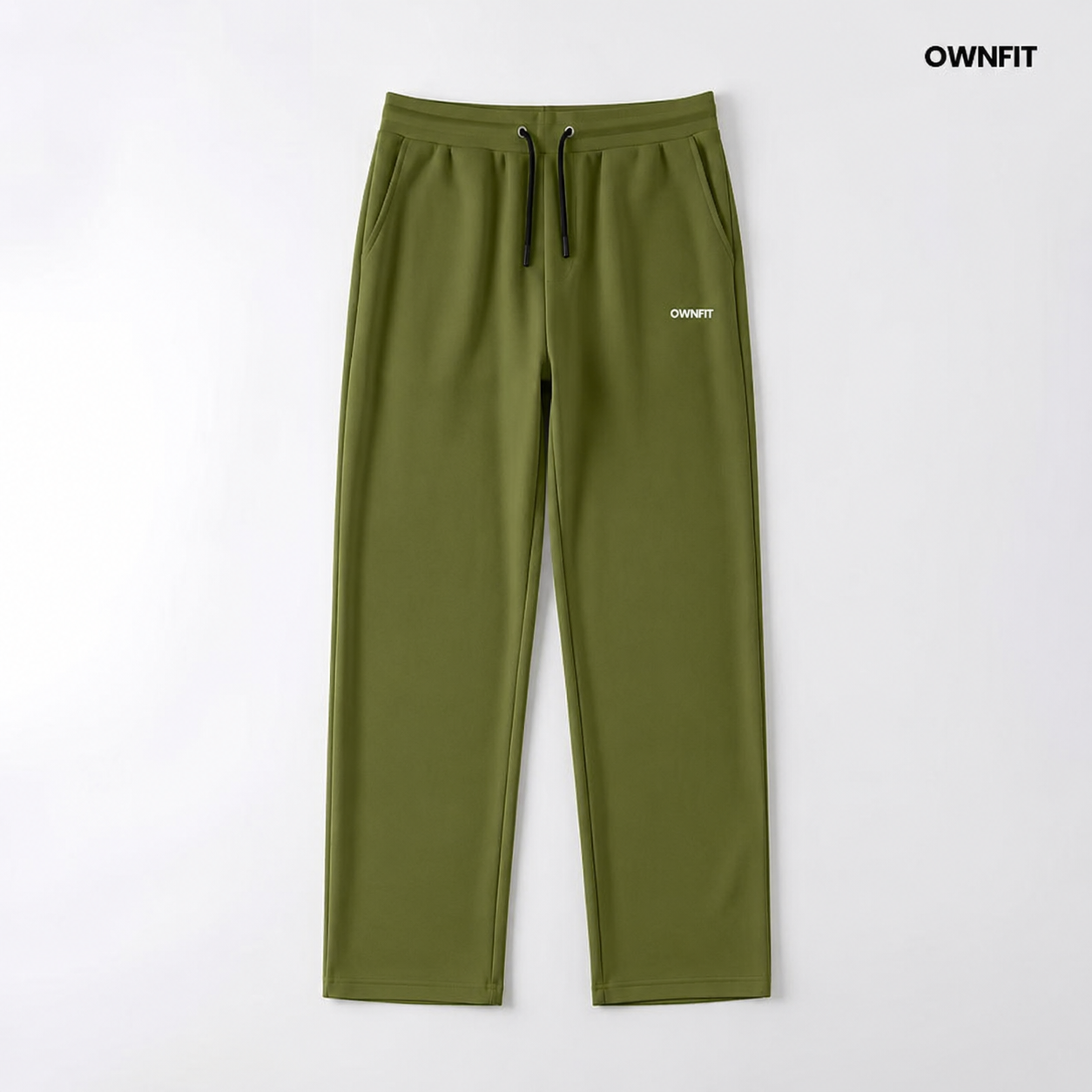 olive green plain trouser