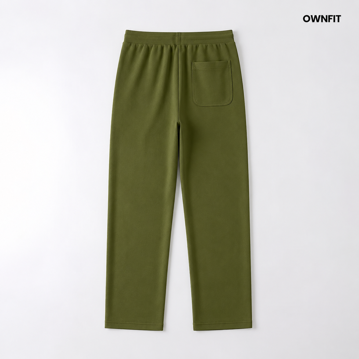 olive green plain trouser