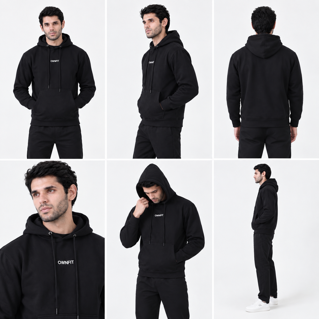 Black Hoodie with Ownfit DTF