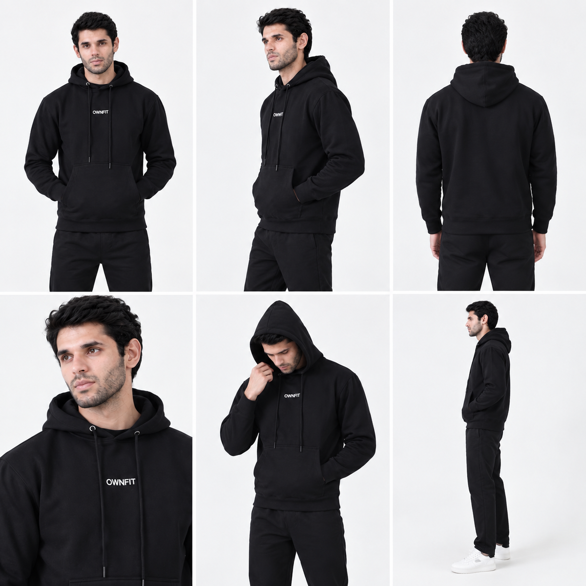 Black Hoodie with Ownfit DTF