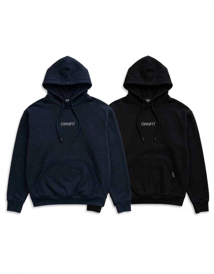 Pack of two hoodie black and nevy