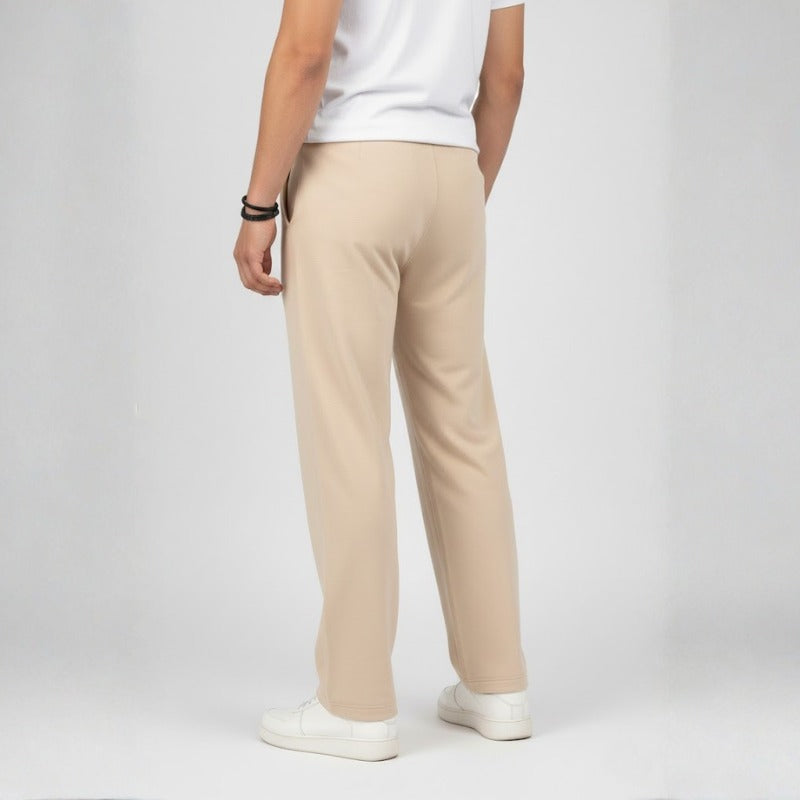plain skin straight fit trouser for mens