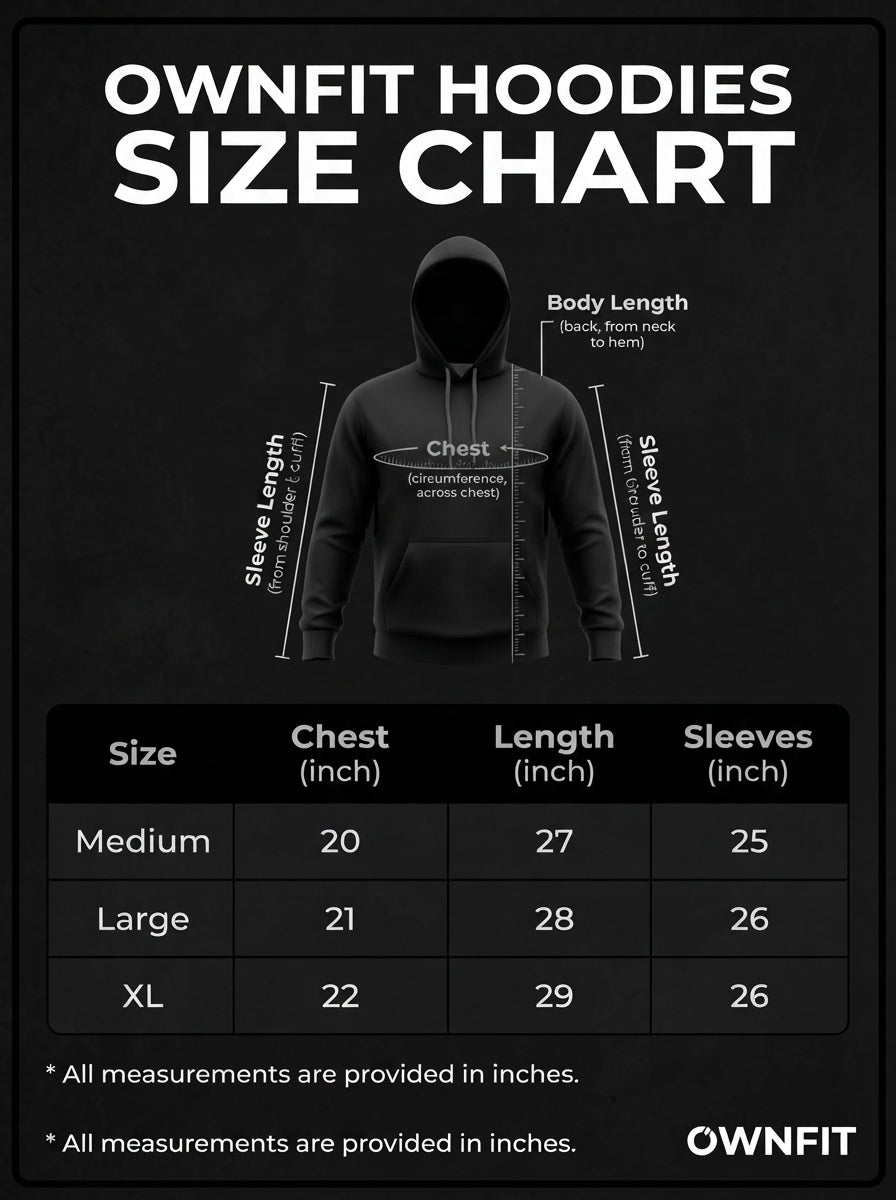 Black Hoodie with Ownfit DTF