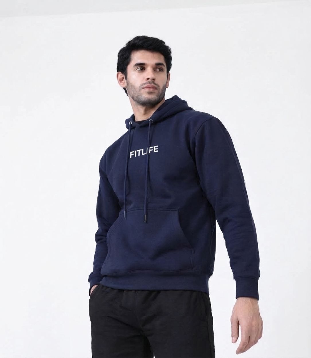 Nevy blue Hoodie with Ownfit DTF