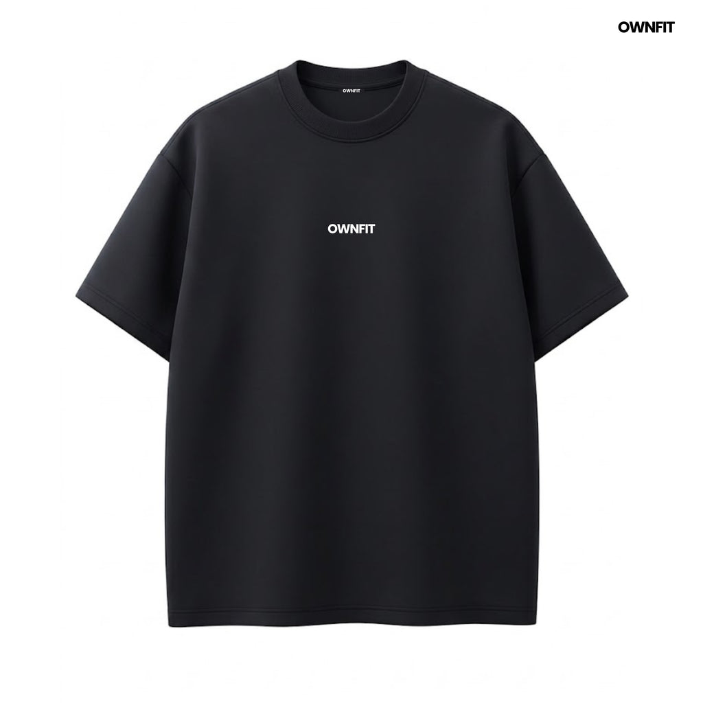 Black plain  with ownfit dtf