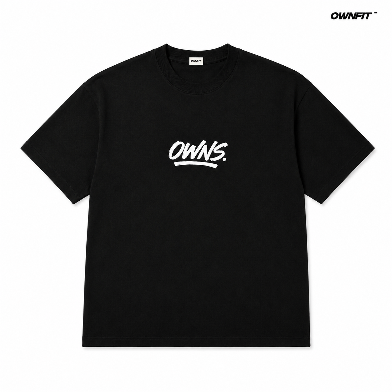 OWNS DTF BLACK TSHIRT OVER SIZED