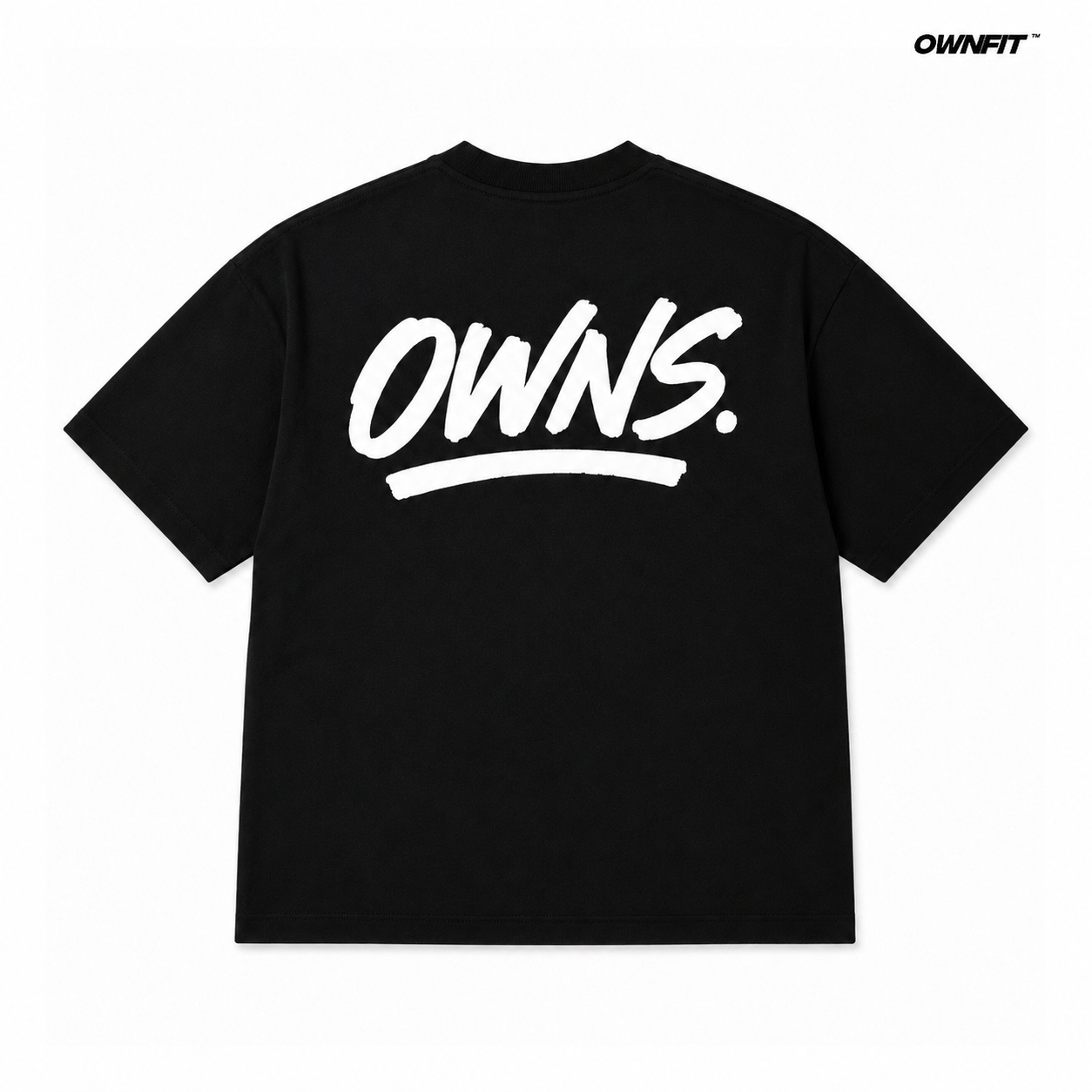 OWNS DTF BLACK TSHIRT OVER SIZED