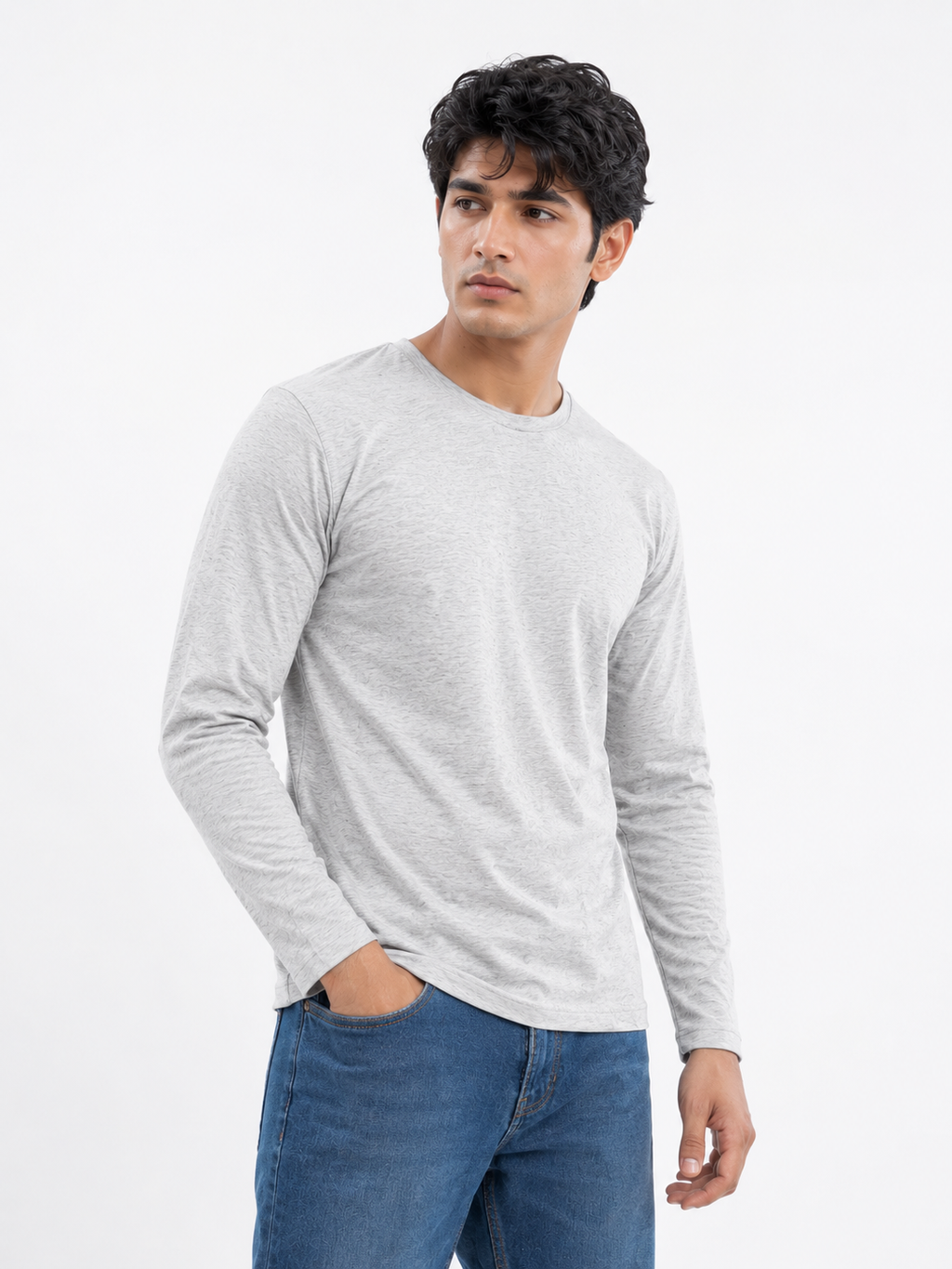 Haider grey full sleeve