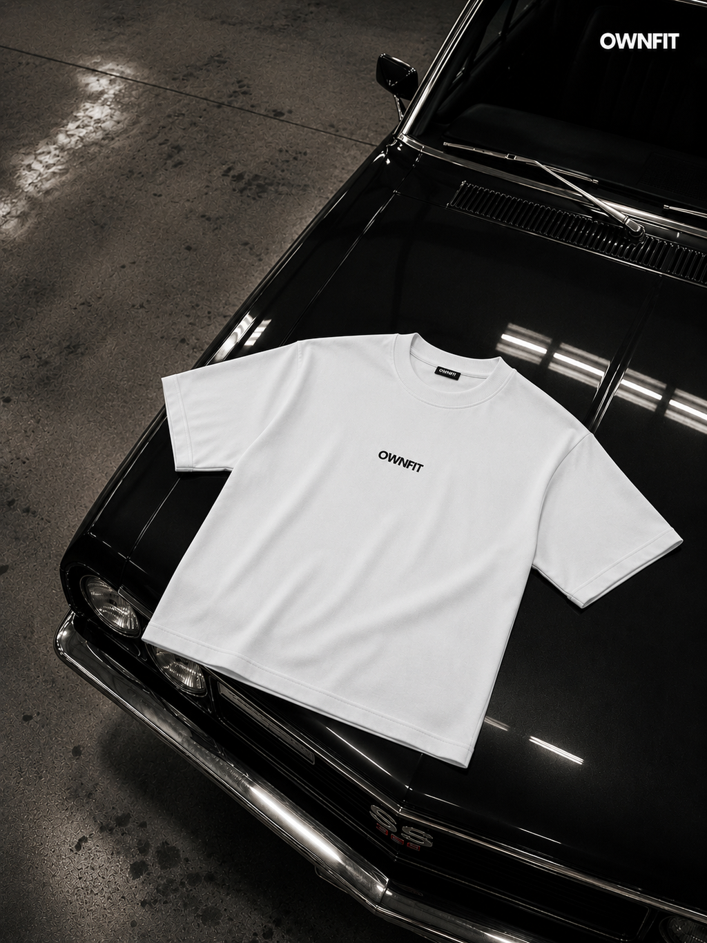 Milky white tee
