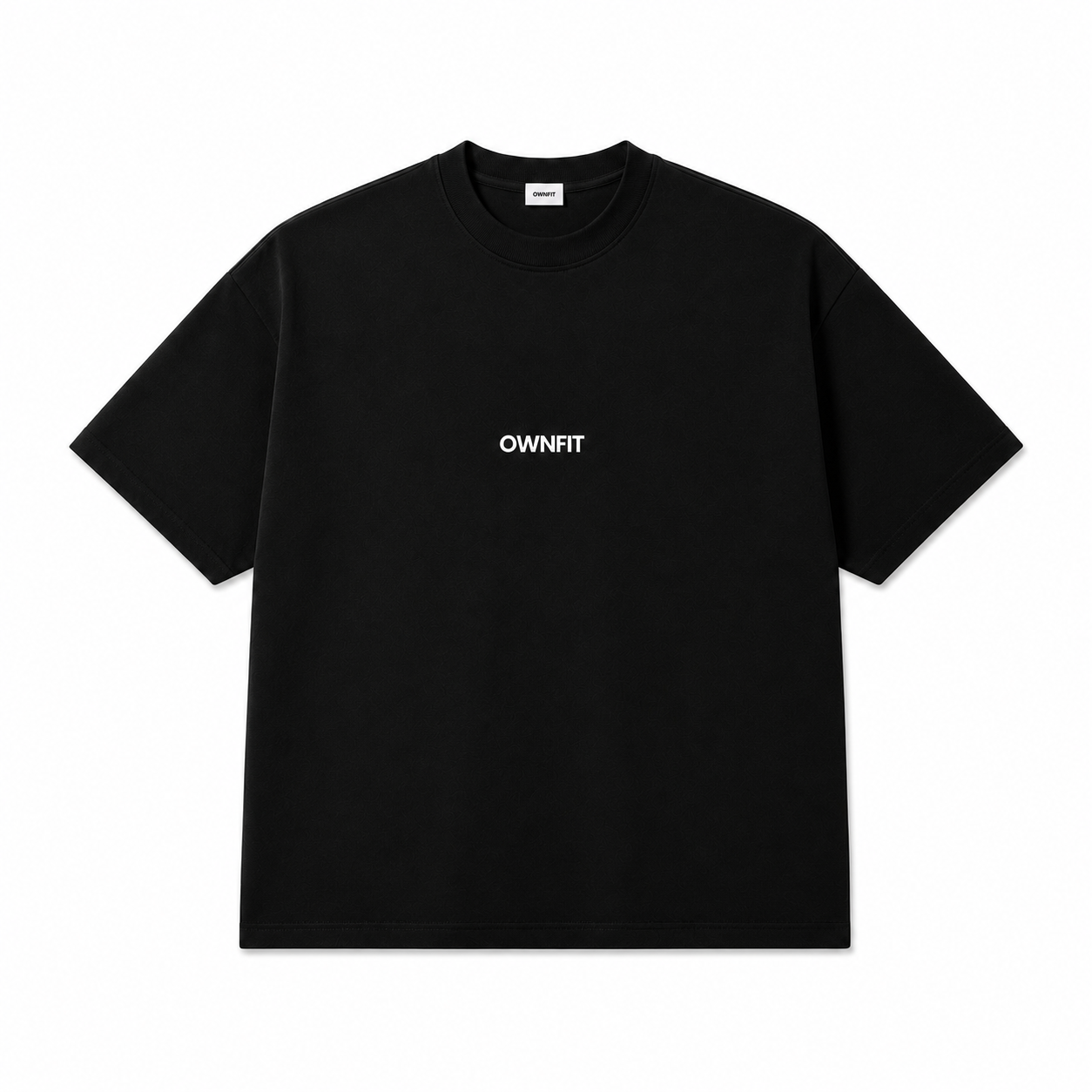 Black plain  with ownfit dtf
