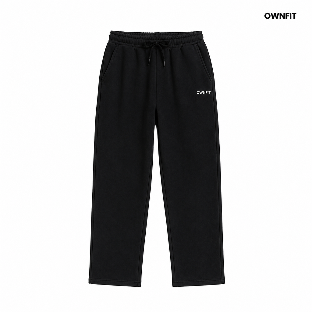 Black Oversized trouser for mens