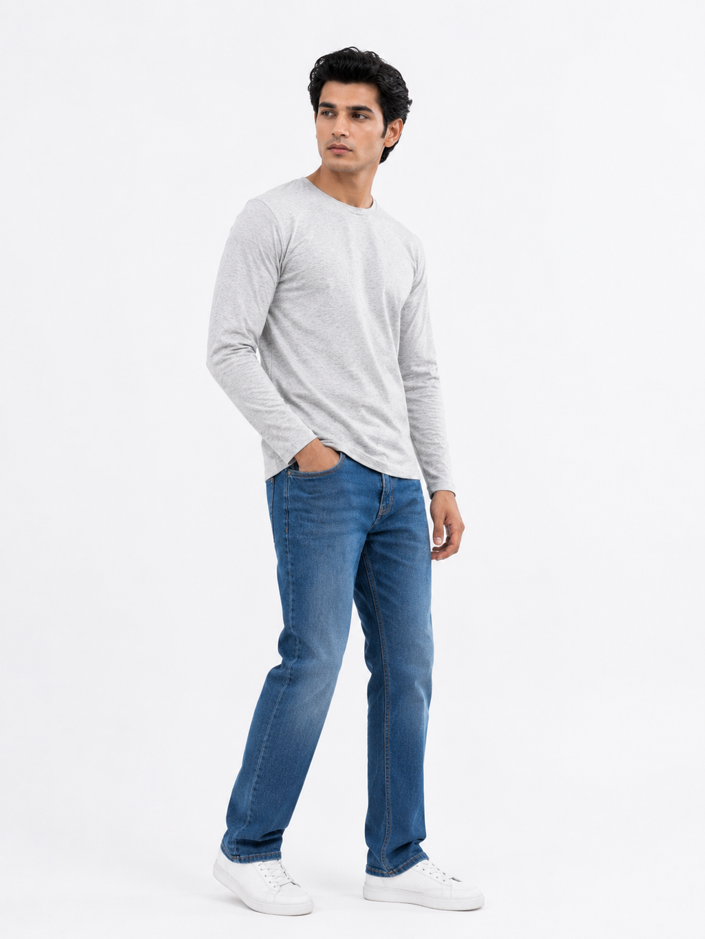Haider grey full sleeve