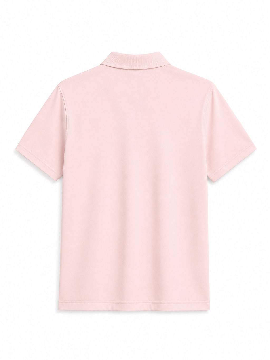 light pink polo