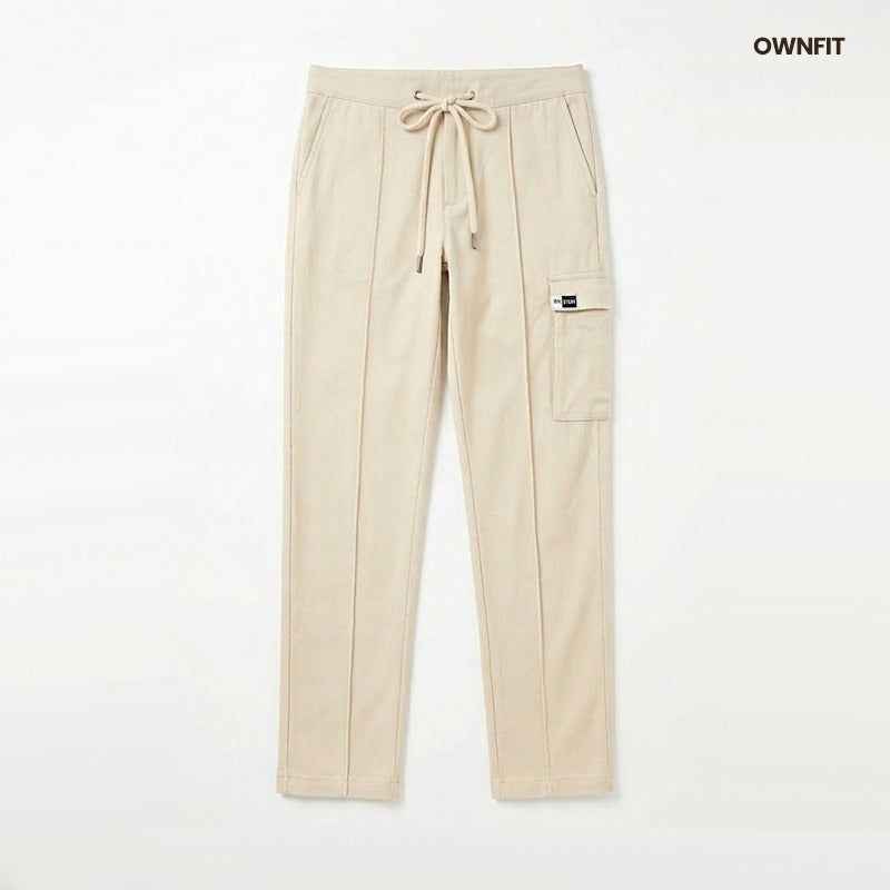 skin  poket cargo trouser for men's in french terry