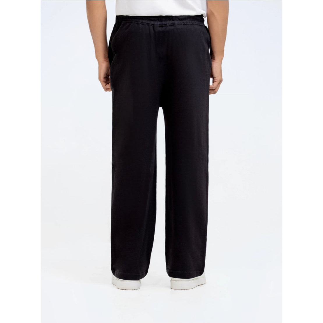 Black Oversized trouser for mens