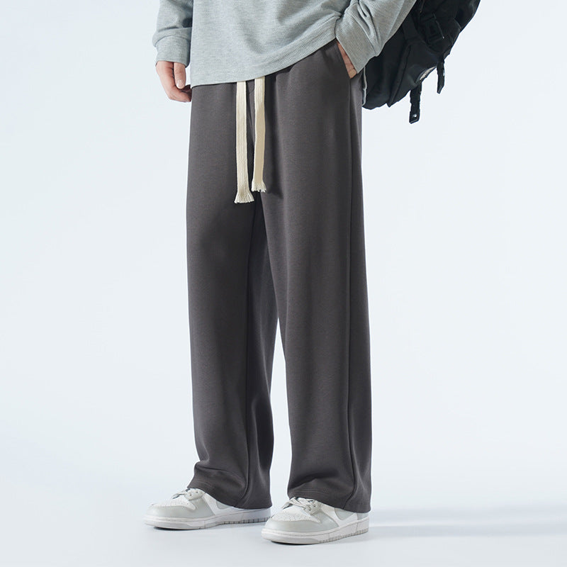 steel grey oversized trouser for mens