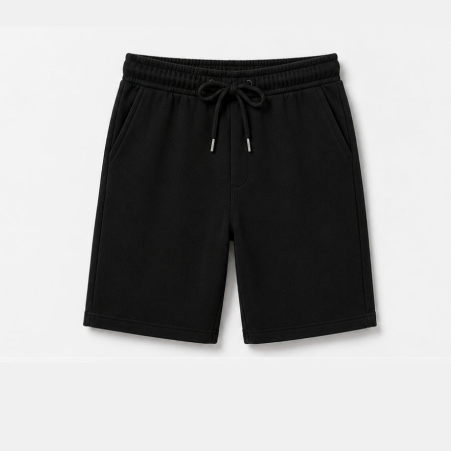 Black basic shorts
