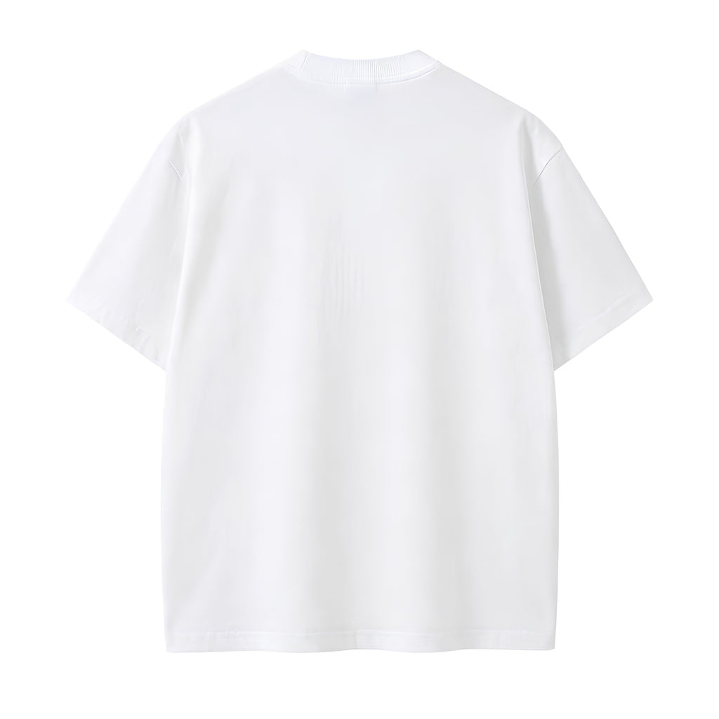 Milky white tee