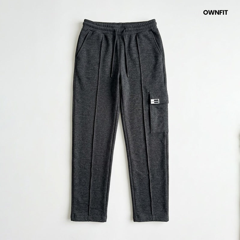 poket charcoal oversized trouser