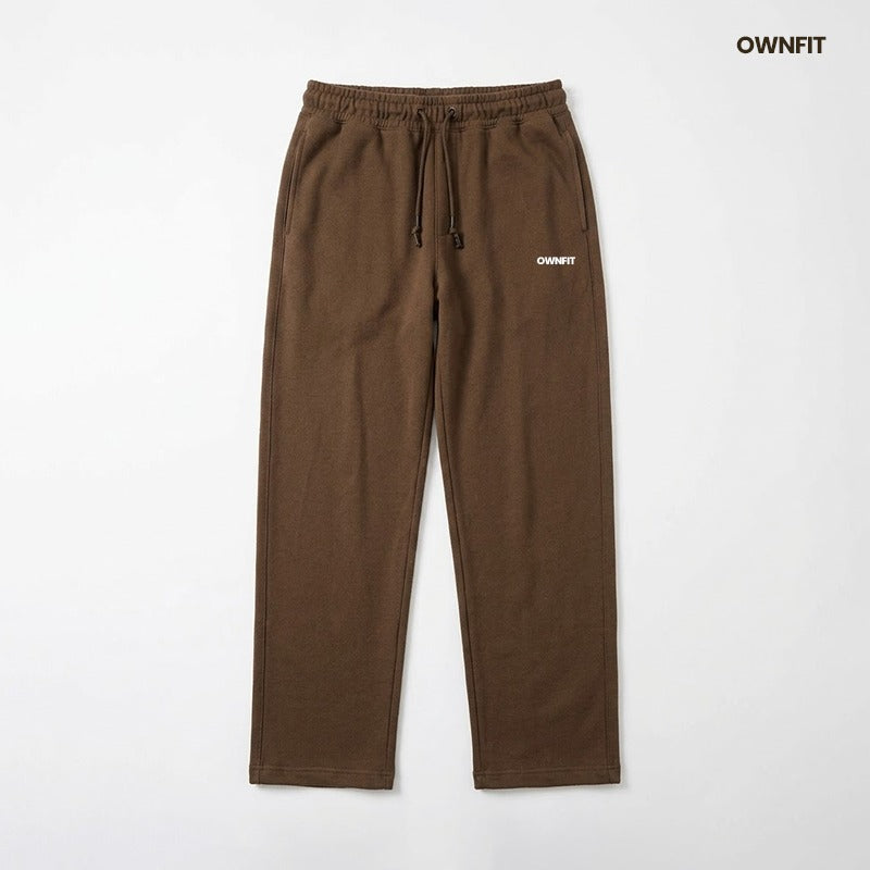 Premium brown lose fit trouser for mens in french terry