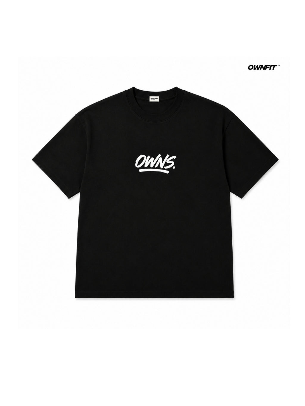 OWNS DTF BLACK TSHIRT OVER SIZED