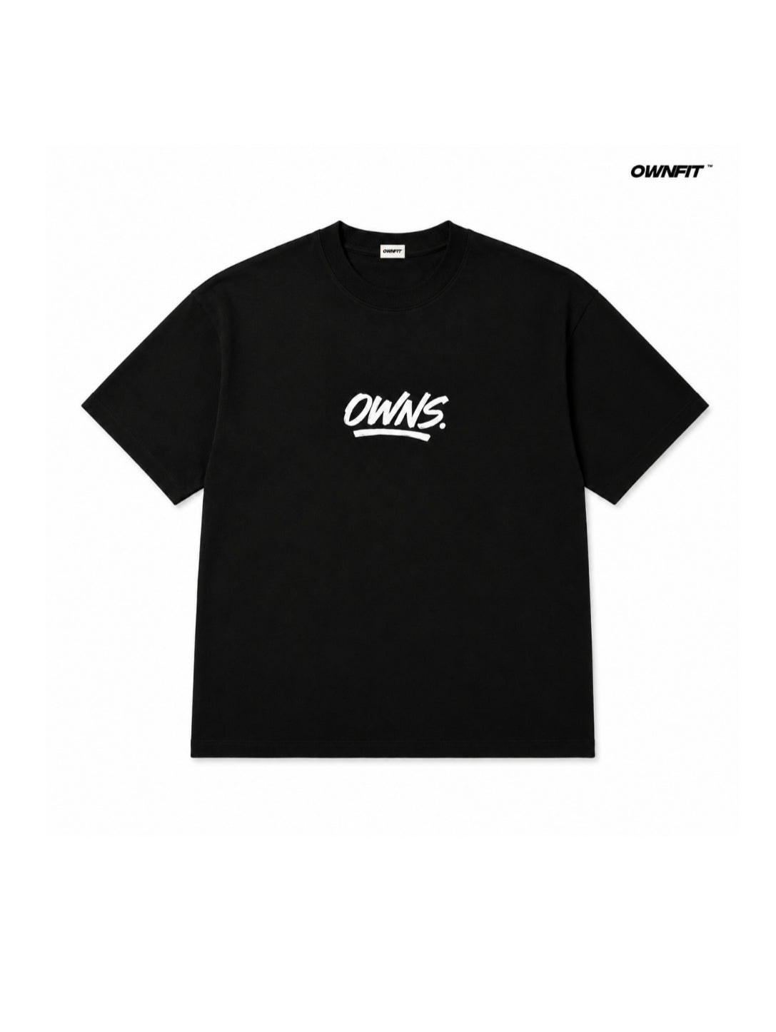 OWNS DTF BLACK TSHIRT OVER SIZED