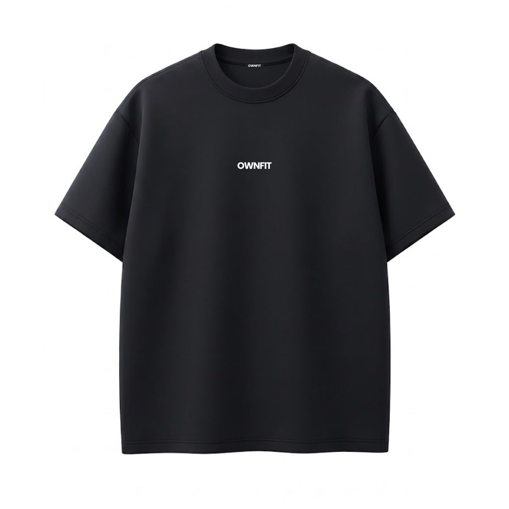 combo black tee + brown Trouser